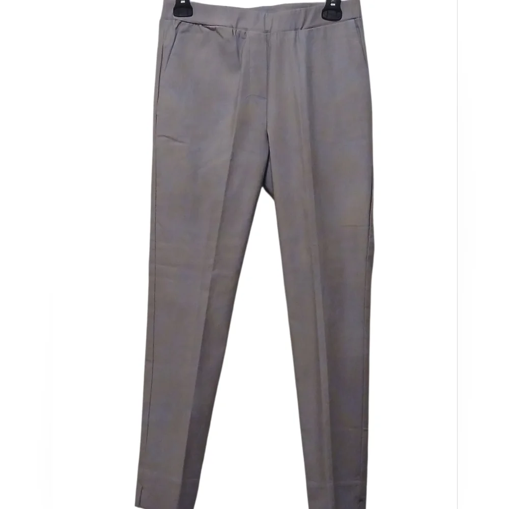 Jules & Leopold -Gray Casual Ankle Pants W/Front Pockets Elastic Waist, Size S/P - Picture 4 of 6